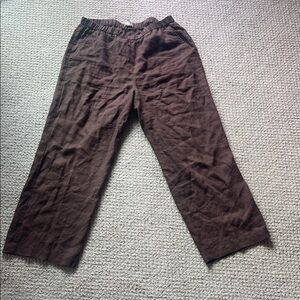 Eileen Fischer 100% linen Pants